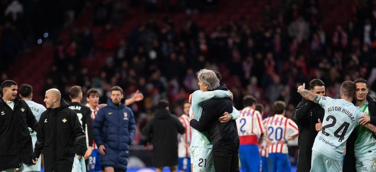 “Errar es humano, rectificar es de sabios”: el Betis de Manuel Pellegrini recibe elogios tras imponerse al Atlético