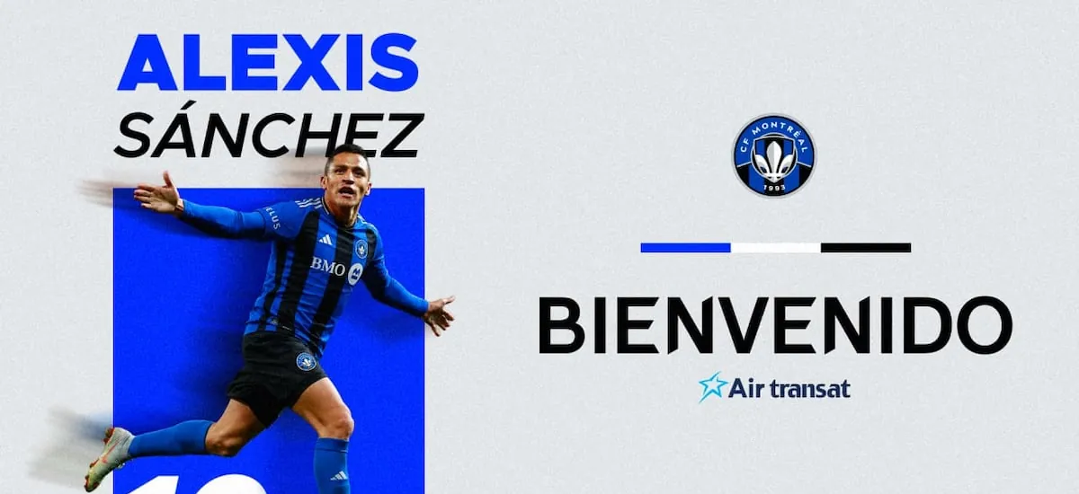 Con la camiseta ‘10′: el anuncio del Montreal para el fichaje de Alexis Sánchez