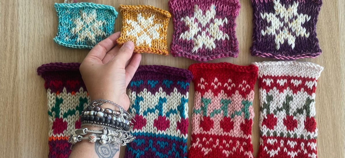 Tips de Jandi Gardiazabal para atreverse a tejer jacquard
