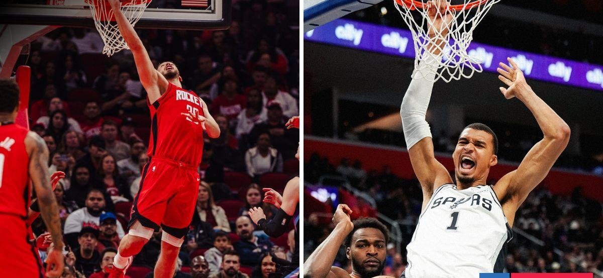 Smith reactivó a Rockets en Oeste de la NBA: Spurs dieron sorpresa y vencieron a favoritos Pistons