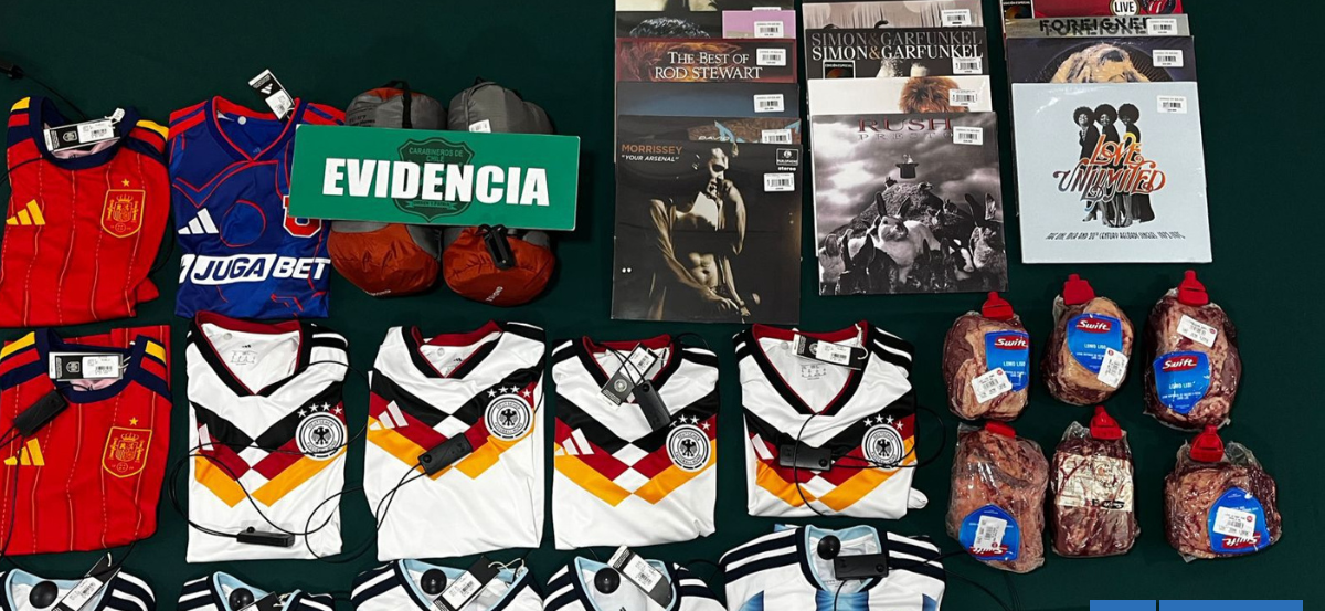 Prendas con alarmas puestas: tres detenidos por robo de ropa en Concón avaluado en más de $2 millones