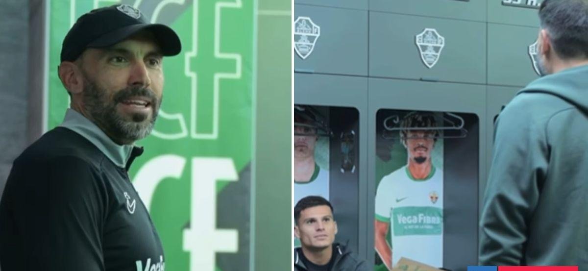 DT del Elche conversa con Cepeda y admite que habló con Vidal antes de ficharlo: pidió camiseta al Rey