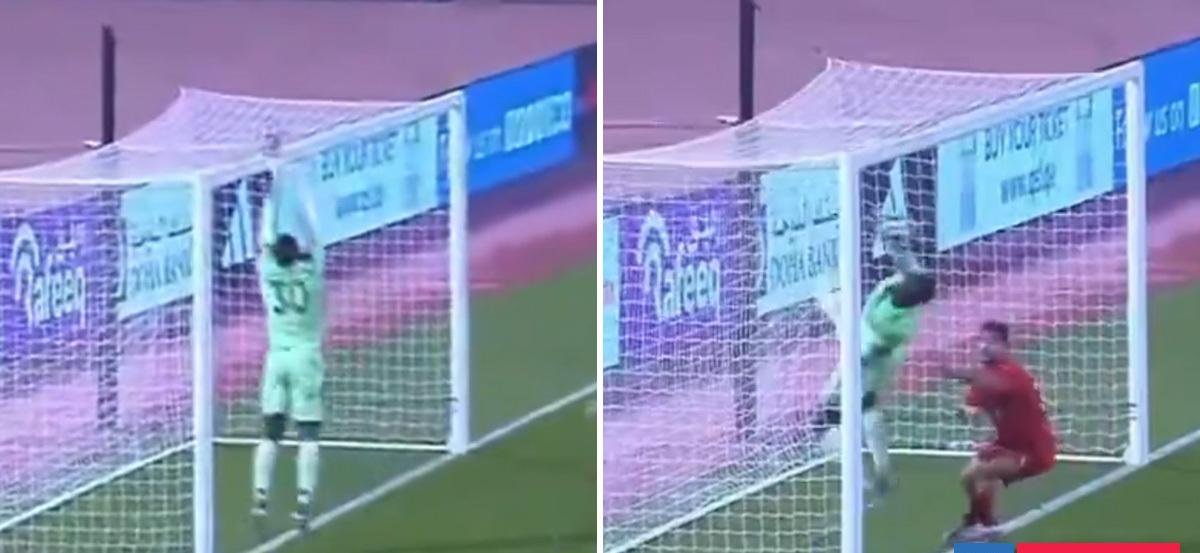 Arquero protagoniza insólito autogol en el final y su equipo queda eliminado en copa qatarí