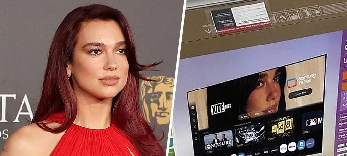 Dua Lipa demanda a gigante tecnológica surcoreana por usar sin autorización su imagen en las cajas de televisores
