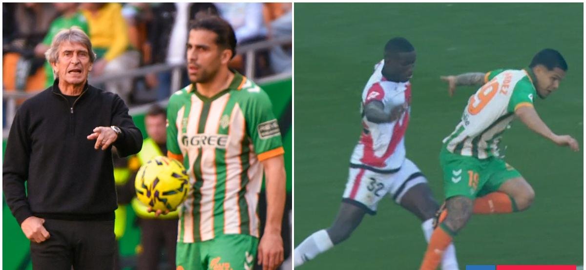 Betis de Pellegrini igualó ante Rayo en duelo marcado por papelón de VAR: hubo 15 minutos de descuento
