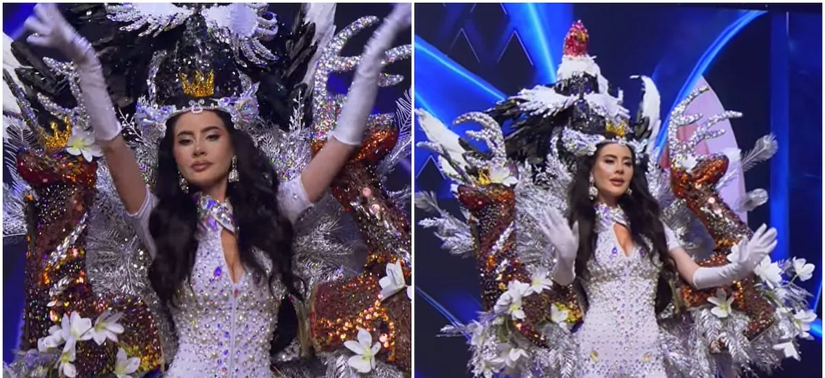 Inspirado en el escudo nacional: así fue el traje típico que lució Ignacia Michelson en el Miss Grand International