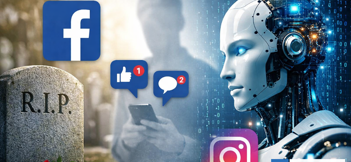 Meta patentó IA para seguir publicando en Instagram y Facebook después de morir