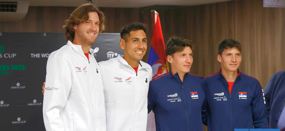 Chile vs Serbia por la serie de Copa Davis: a qué hora es el dobles y quién lo transmite