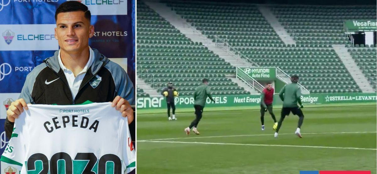 Lucas Cepeda presentado como refuerzo estrella en Elche y marca golazo previo al duelo con Barcelona