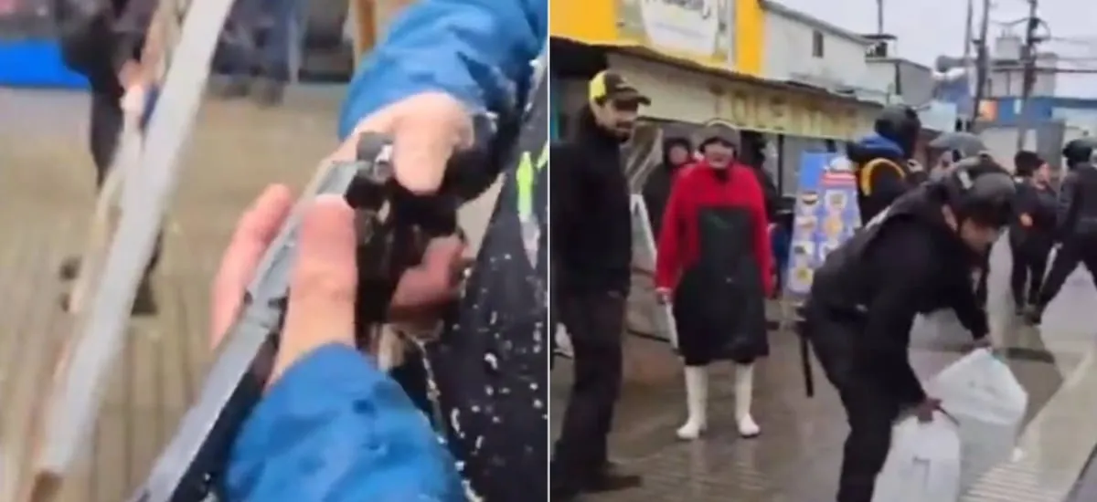 Imágenes fuertes: surge video tras tiroteo que terminó con delincuente extranjero muerto en barrio Franklin