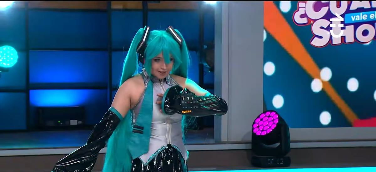 “A todo cachete”: Hatsune Miku debutó en Cuánto Vale el Show y fue aprobada por Don Carter