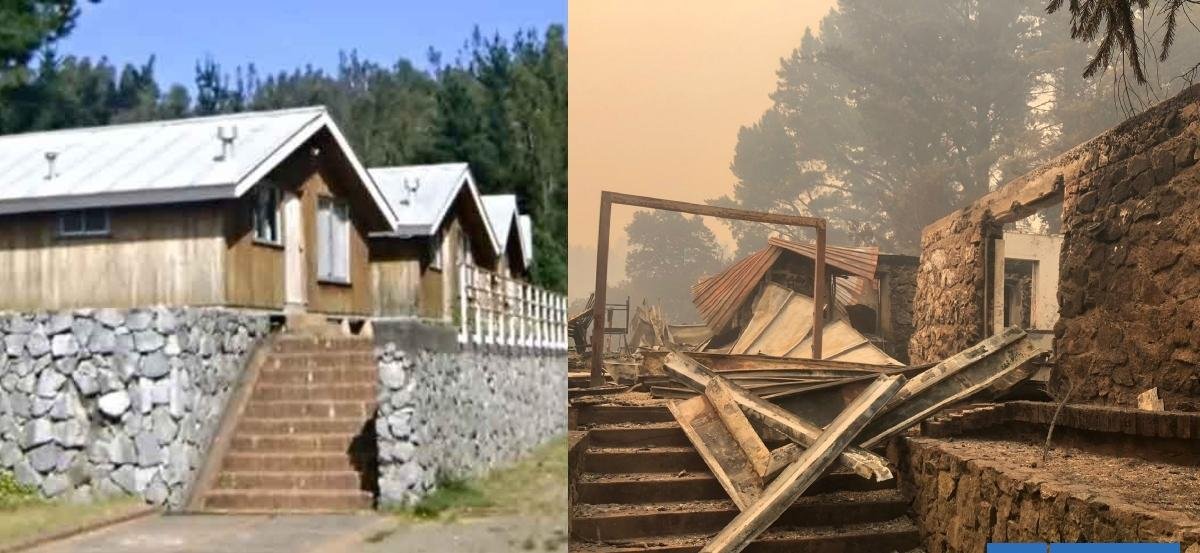 Incendios destruyen histórica Aldea de Chaimávida de la red de Aldeas Infantiles SOS Chile