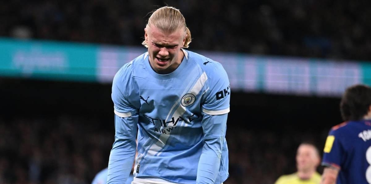 Erling Haaland sufrió una lesión menor a diez días del choque ante Real Madrid