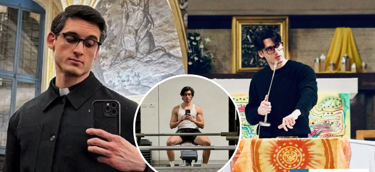 Joven ’cura influencer’ italiano abandona el sacerdocio tras críticas por su "contenido fitness"
