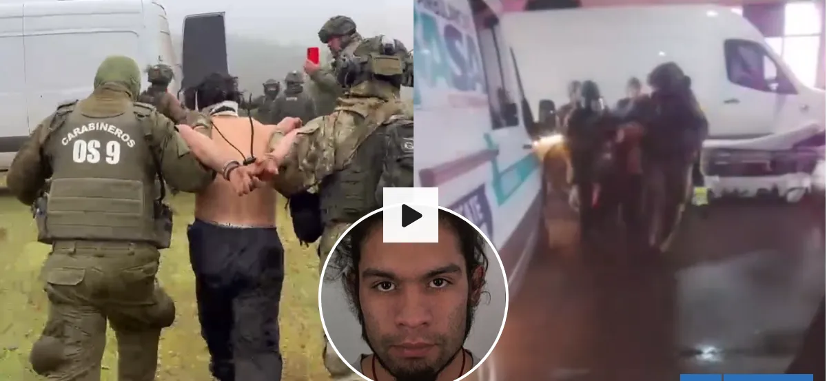 Así fue arresto de El Rana, acusado de crimen de cabo Naín: baleó a 2 carabineros, uno en riesgo vital
