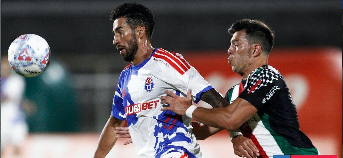 La U de Meneghini no despega: azules solo igualan ante Palestino con final polémico en La Cisterna