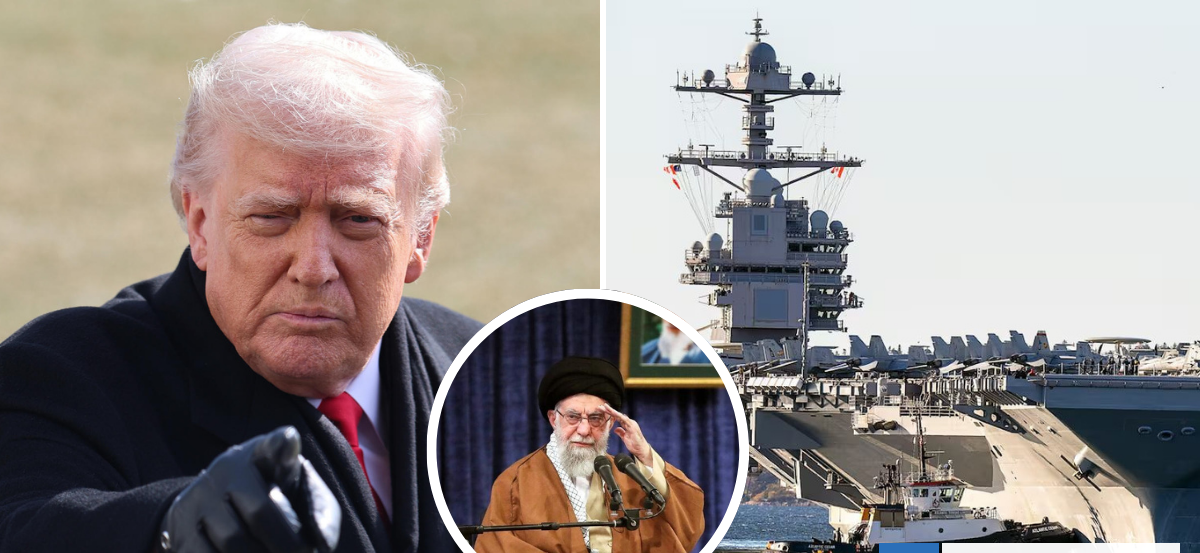 Trump vuelve a amenazar a Irán y asegura que su armada puede atacar "igual que en Venezuela"