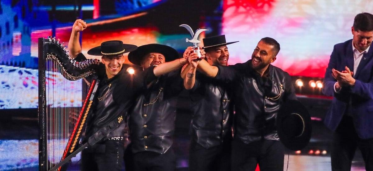 Chile gana por segundo año consecutivo la competencia folclórica con la canción Valoración de A los 4 Vientos