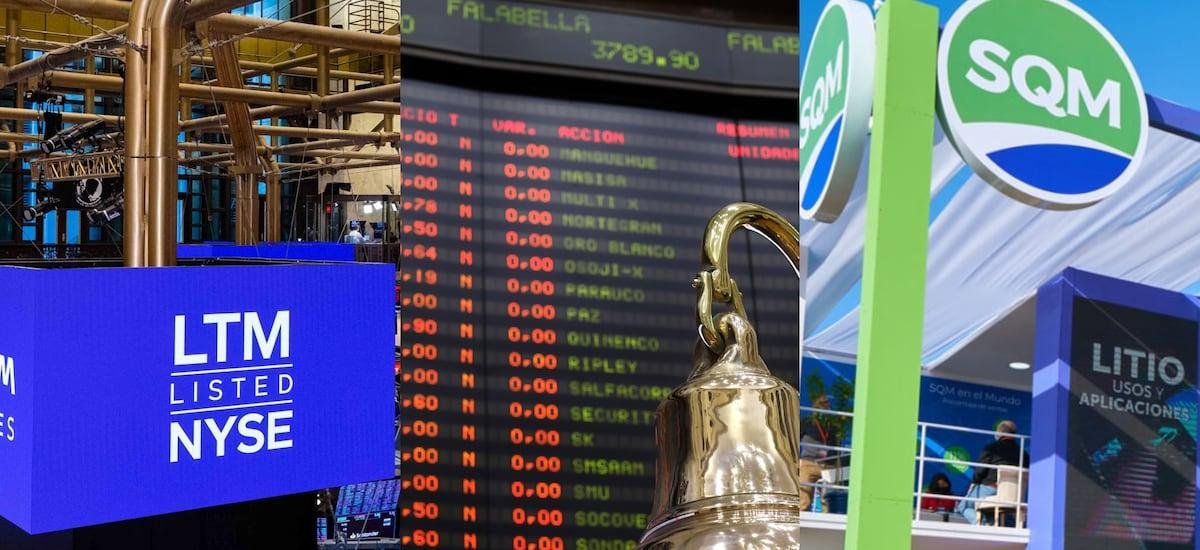 Bolsa de Santiago repunta impulsada SQM, y acciones de Latam Airlines frenan su caída - La Tercera