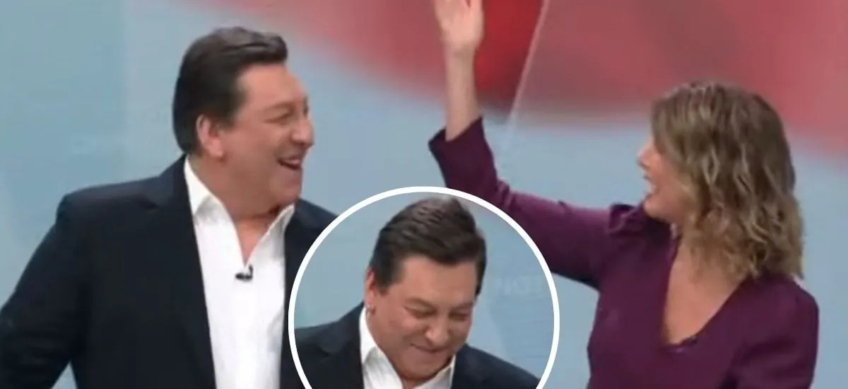 No se aguantó y lo palanqueó en pantalla: la inesperada broma de Maca Pizarro a JC Rodríguez por su futuro laboral