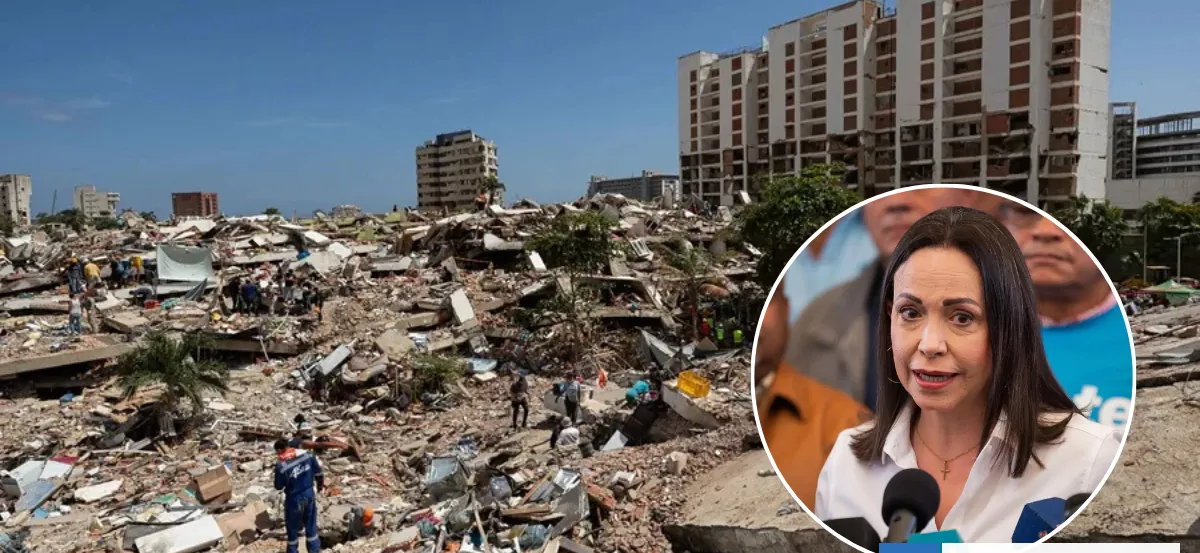"Venezuela se convirtió en un estado fallido" y "la tragedia lo evidenció" afirma María Corina Machado