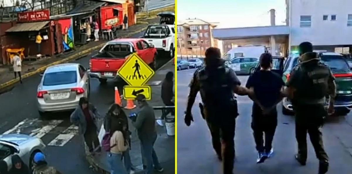 Hombre es detenido por disparar en medio de discusión por mujer que se saltó la fila afuera de la cárcel de Concepción