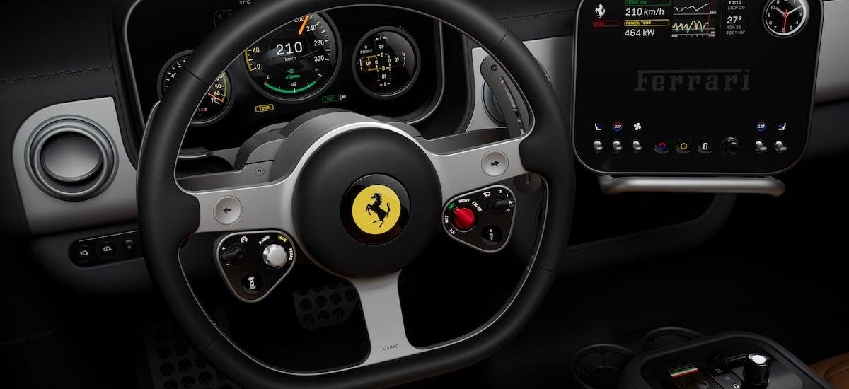 Ferrari revela el interior de Luce, su primer vehículo eléctrico - La Tercera