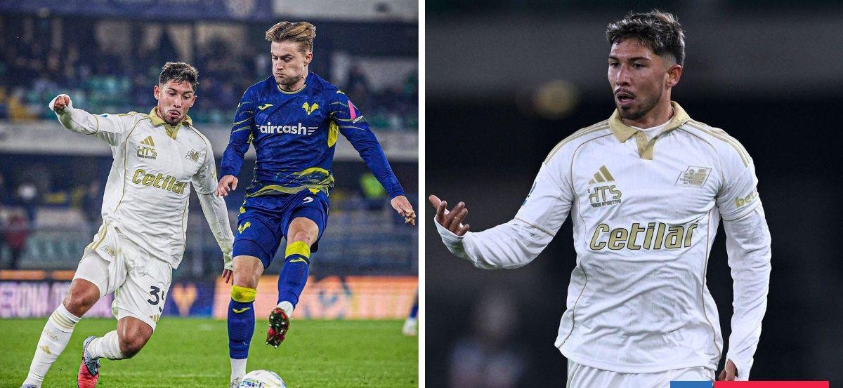 Felipe Loyola fue titular por primera vez con el Pisa en empate ante Hellas Verona en la Serie A