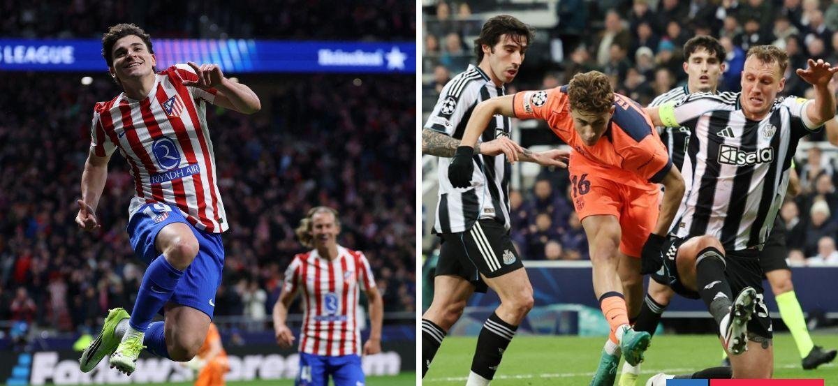 Atlético goleó a Tottenham y tomó ventaja en Champions League: Newcastle y Barcelona empataron