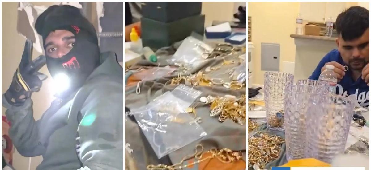VIDEO | Indignación en EEUU por chilenos que se grabaron robando millonario botín de una joyería