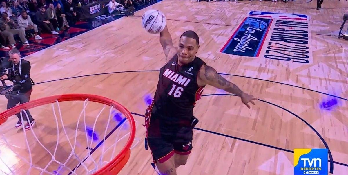 Keshad Johnson conquista el concurso de mates de la NBA