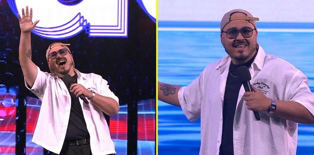 Con guiños a George Harris: Así fue el inicio de la rutina de Esteban Düch en Viña 2026