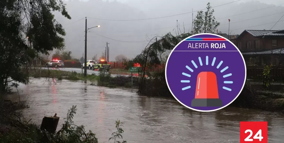 Emiten Alerta Roja regional por amenaza de desbordes en el Biobío: revisa en qué consiste la medida