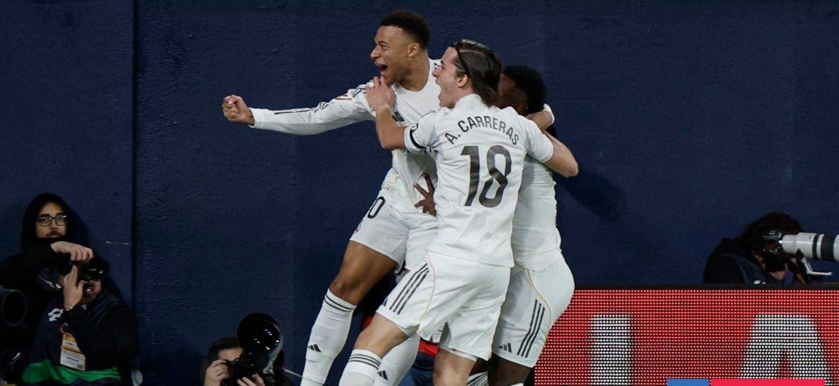 Mbappé noquea al Villarreal y deja el Real Madrid líder de La Liga de España