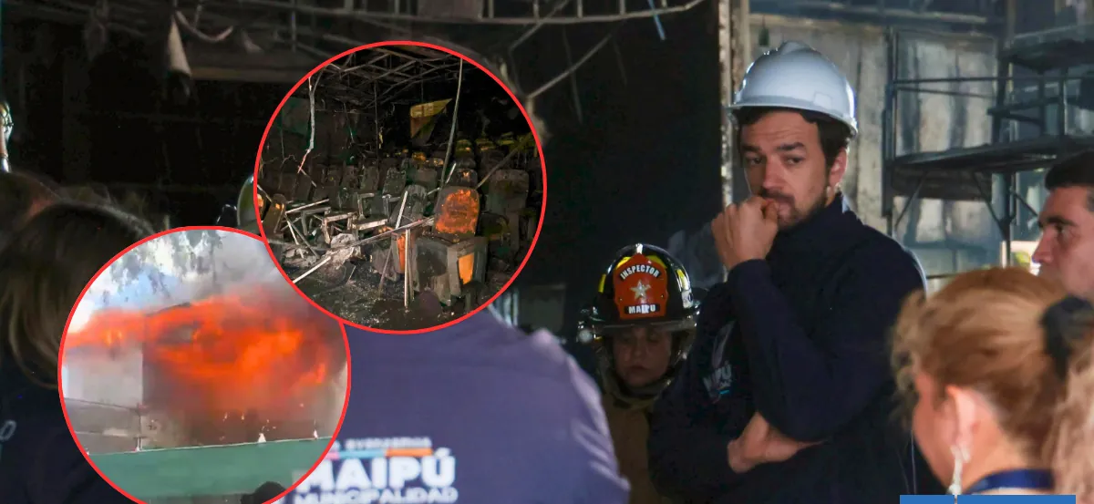 Vodanovic exterioriza su "pena y frustración" por incendio que destruyó el Teatro Municipal de Maipú