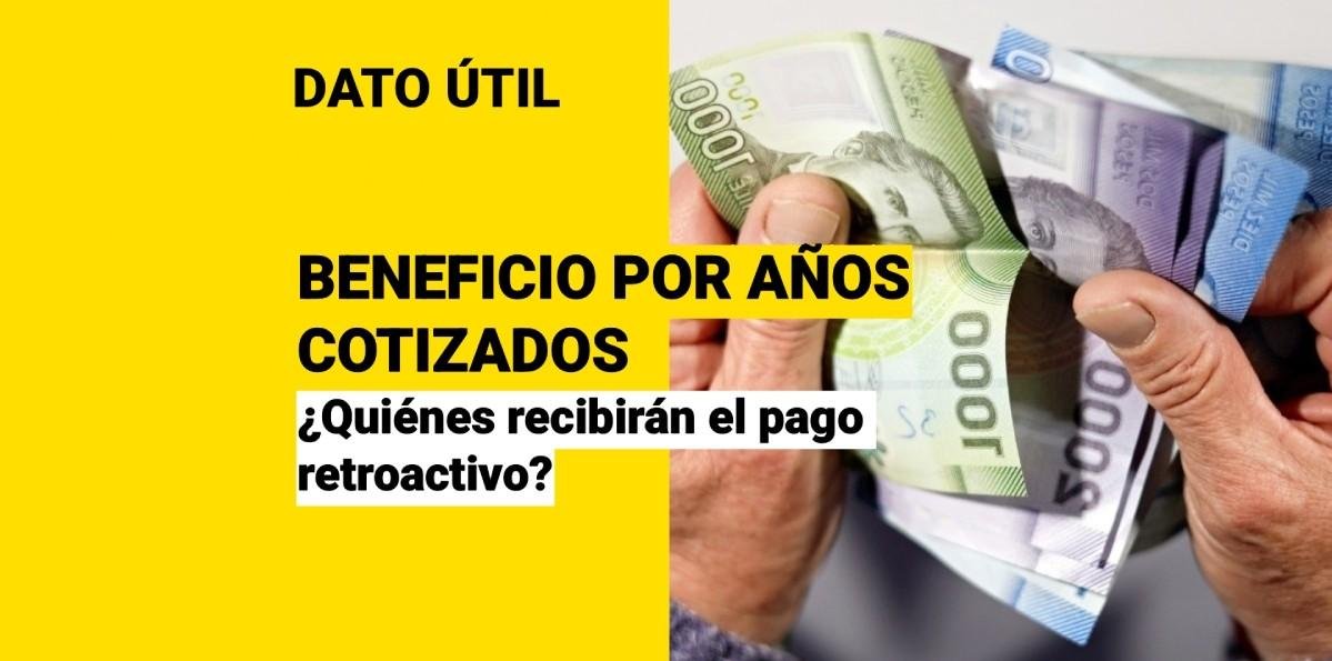¿Quiénes recibirán el pago retroactivo por el Beneficio de Años Cotizados?