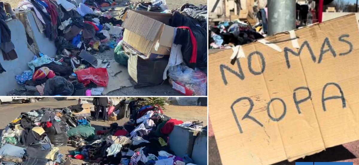 "No más ropa": montañas de prendas donadas tras megaincendio genera problemas sanitarios en Penco