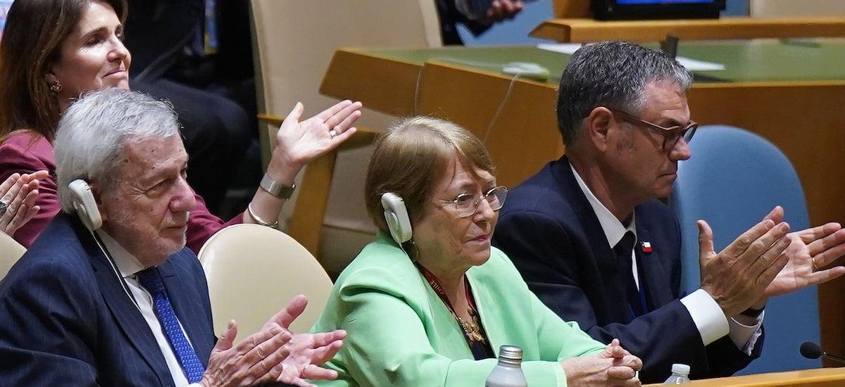 Cancillería mandata a embajadas a desplegarse por Bachelet