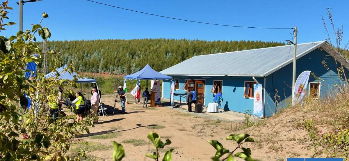 Santa Juana: inauguran centro comunitario en terreno de escuela siniestrada en megaincendios de 2023