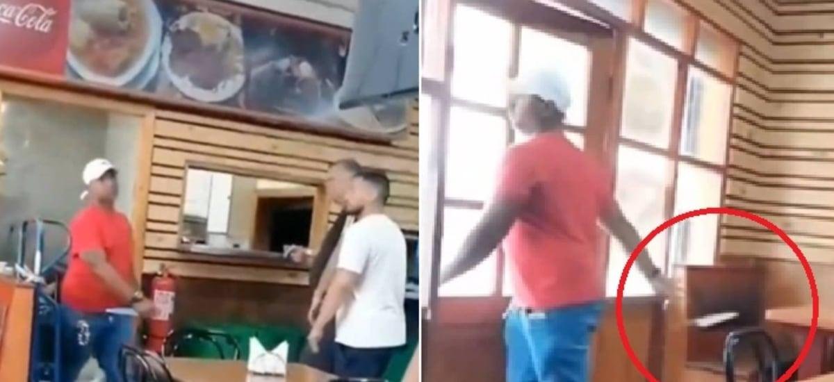 Imágenes sensibles: venezolano irrumpe en restaurante de Puerto Montt y apuñala a pareja colombiana frente a clientes