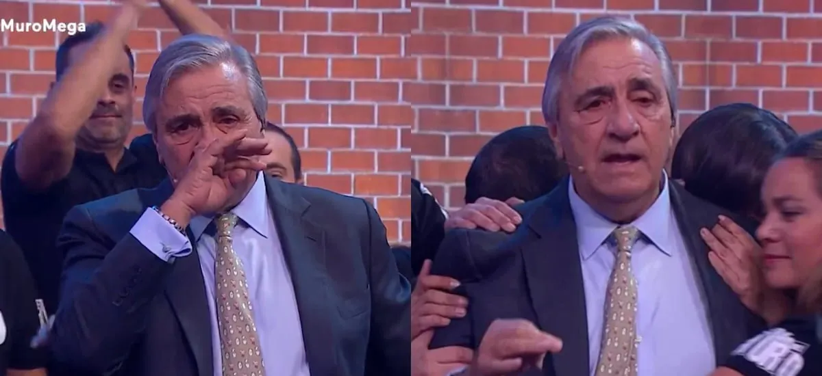 Kike Morandé se emocionó hasta las lágrimas en el regreso de Detrás del Muro a Mega