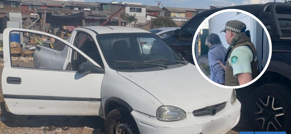 Detienen a sujeto por desarmaduría clandestina en San Bernardo: ocho vehículos fueron recuperados