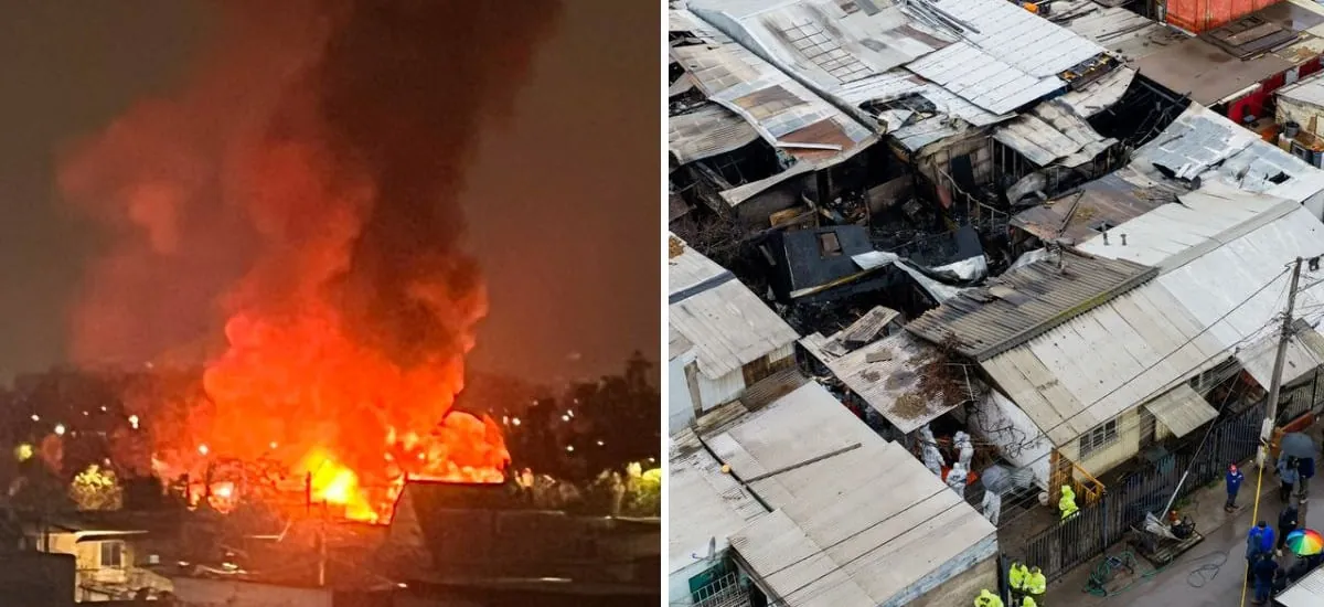Un calefactor y ropa: la posible causa del incendio en que murió una madre y sus tres hijos en El Bosque