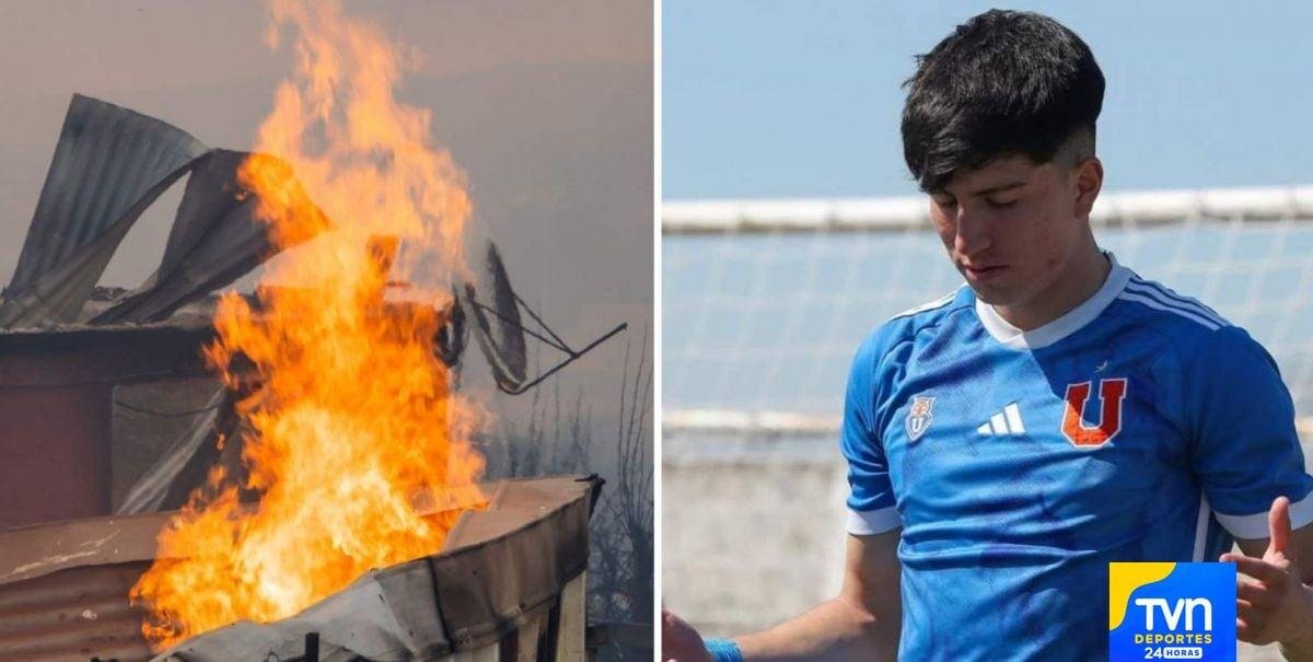 “Mi mamá se está quedando en una carpa”: Juvenil de la U relata dramático momento tras incendio de Lirquén
