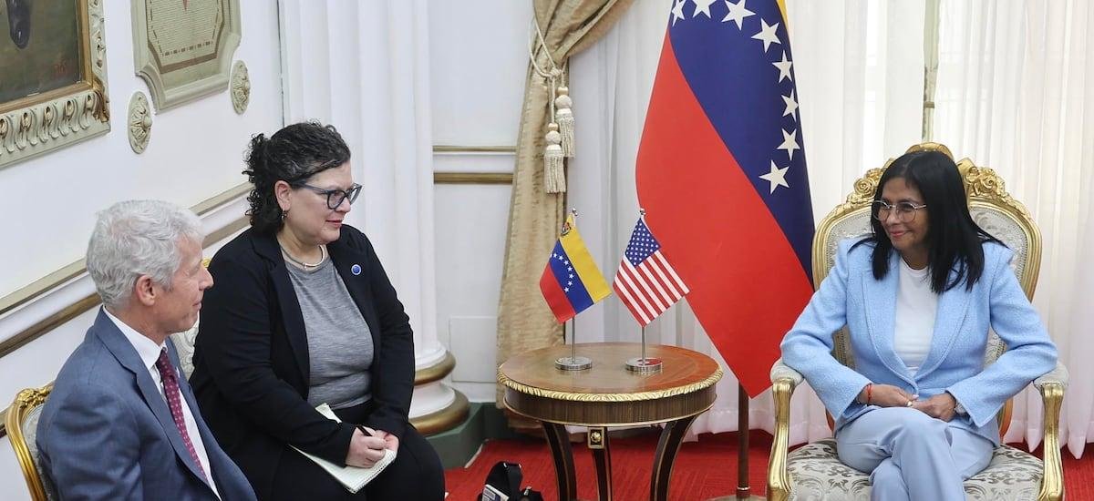 Delcy Rodríguez anuncia una “asociación productiva” a largo plazo entre Venezuela y EE.UU.