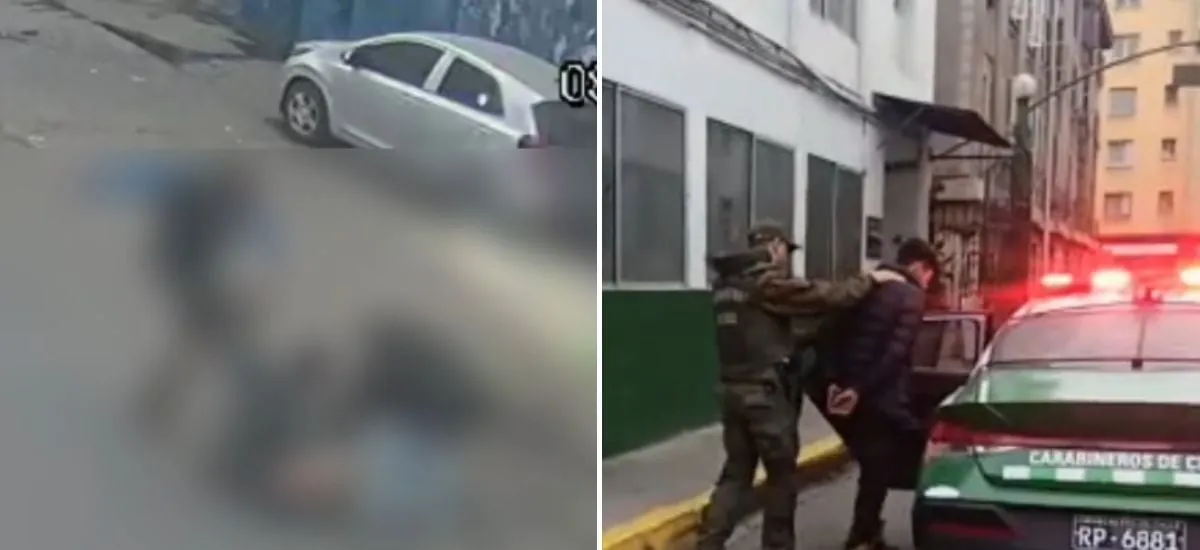 No les importó nada y se fueron con los cuchillos en mano: Cámara captó sangriento ataque en plena calle capitalina