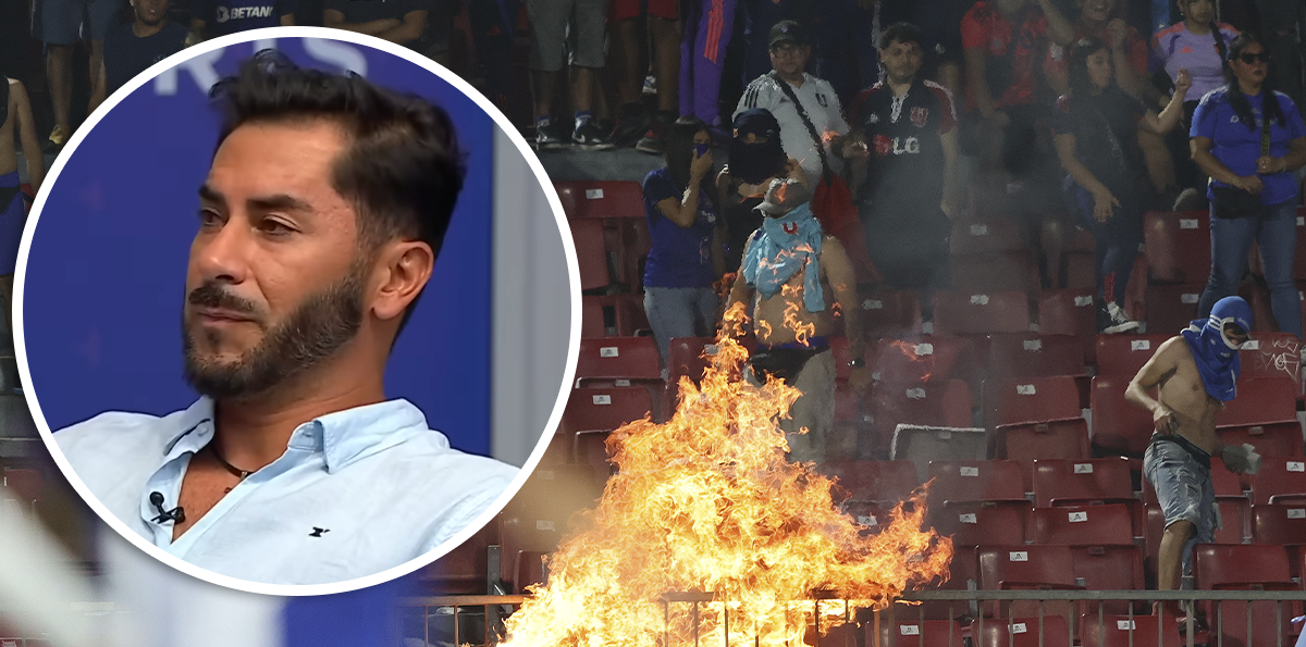 Johnny Herrera y los incidentes de barristas de la U: Es la primera vez que lo veo y me da pena