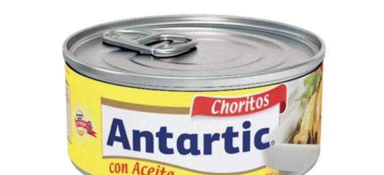 Minsal emite alerta alimentaria por choritos en conserva de la marca Antartic por riesgo de contaminación bacteriana