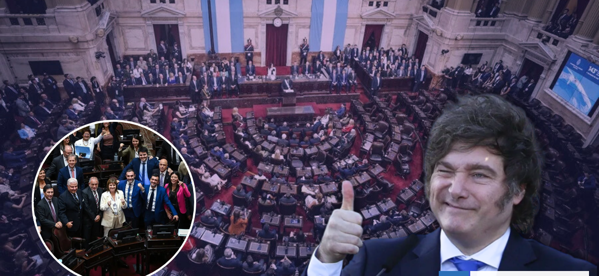 Doble triunfo de Milei: Congreso de Argentina aprueba reforma laboral y rebaja de edad penal a 14 años