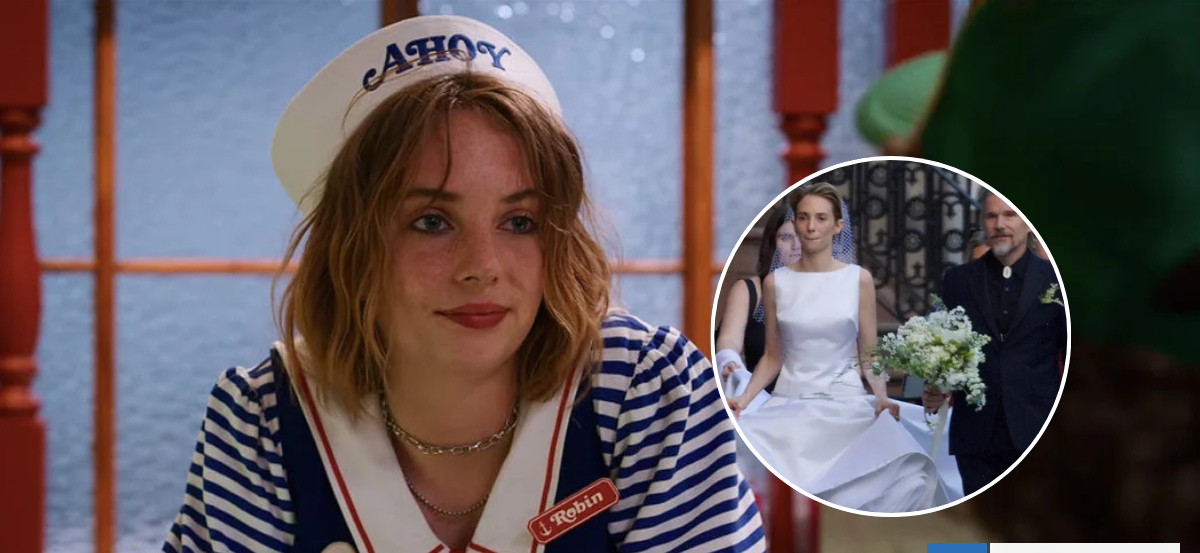 Maya Hawke se casó en San Valentín y reunió al elenco de ’Stranger Things’